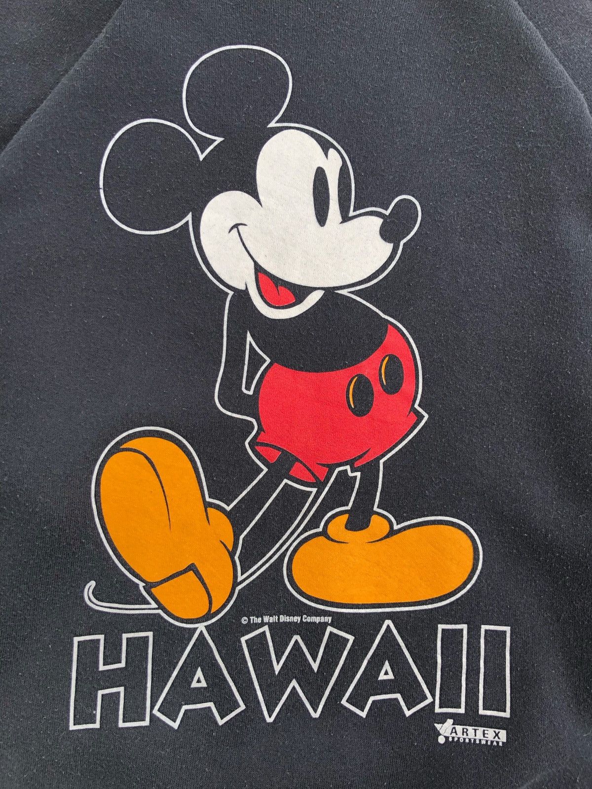 Mickey Mouse × Vintage Vintage 90s Mickey Hawaii Sweatshirt Size US M / EU 48-50 / 2 - 3 Thumbnail