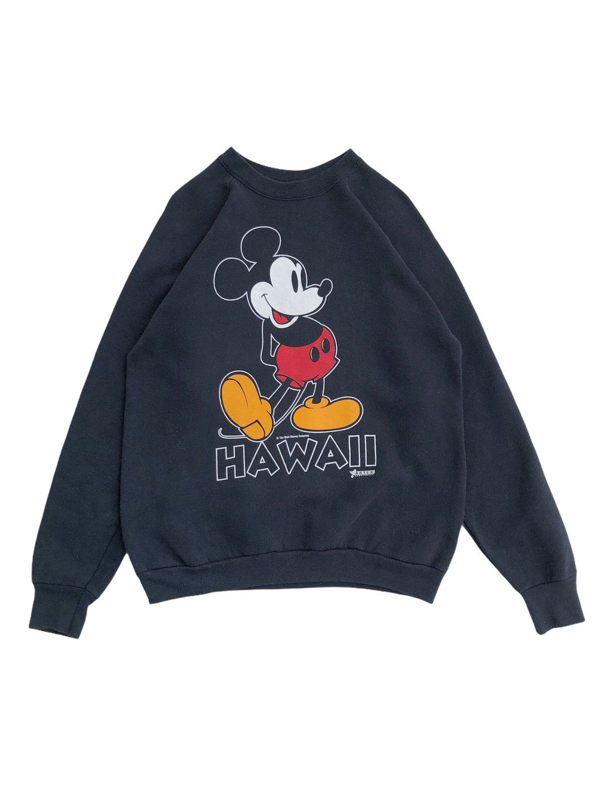 Mickey Mouse × Vintage Vintage 90s Mickey Hawaii Sweatshirt Size US M / EU 48-50 / 2 - 1 Thumbnail