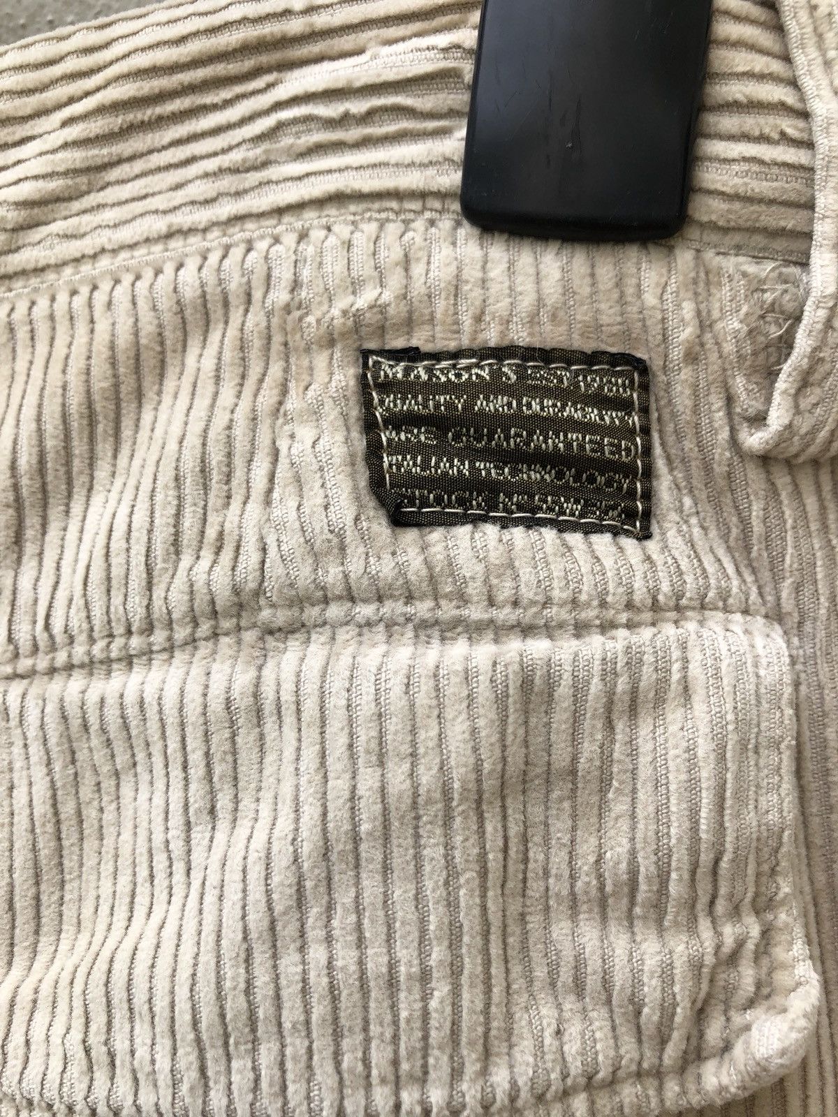 Mason's Union Made Sanforized 8 Pocket Corduroy Cargo Trouser Pant Size US 34 / EU 50 - 9 Thumbnail
