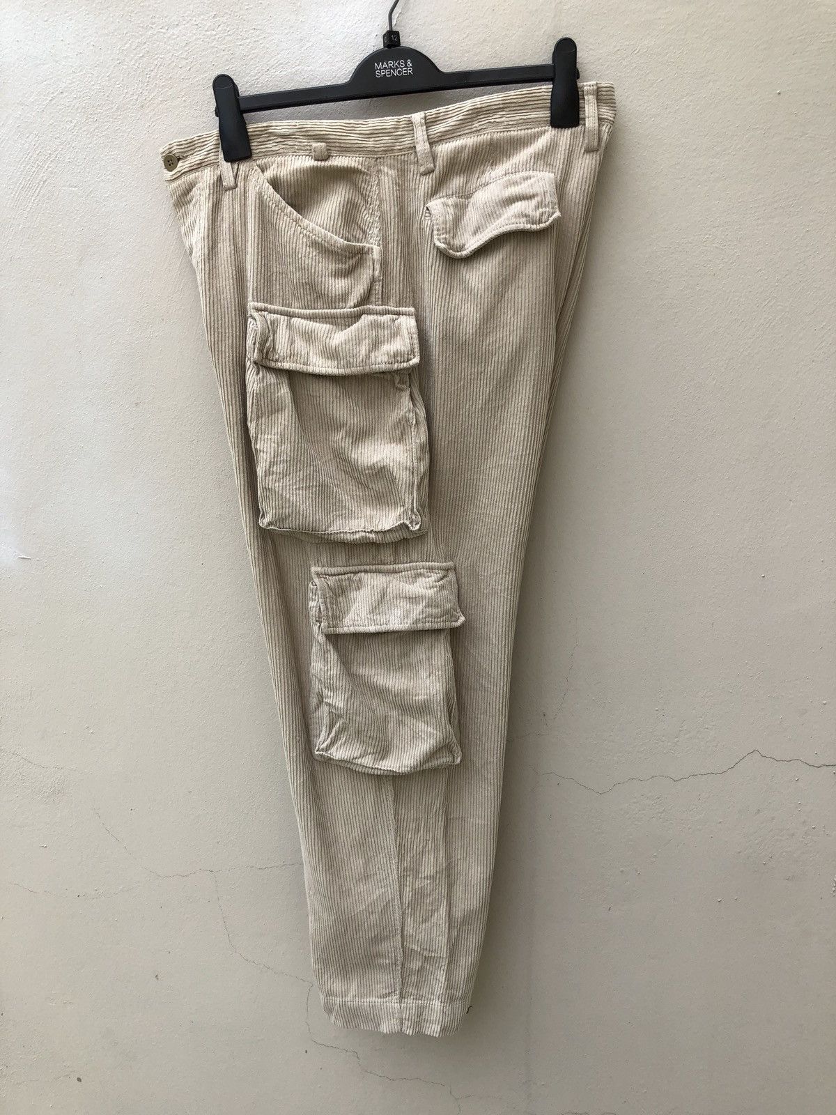 Mason's Union Made Sanforized 8 Pocket Corduroy Cargo Trouser Pant Size US 34 / EU 50 - 10 Thumbnail