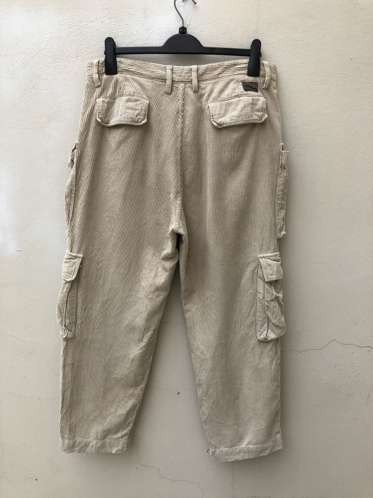 Mason's Union Made Sanforized 8 Pocket Corduroy Cargo Trouser Pant Size US 34 / EU 50 - 7 Thumbnail