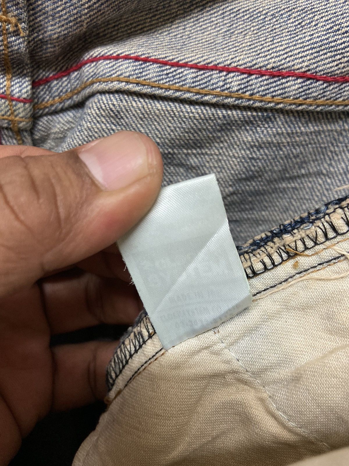 Japanese Brand Japanese Clock System Washed Jeans Patchwork Denim Pants Size US 32 / EU 48 - 7 Thumbnail