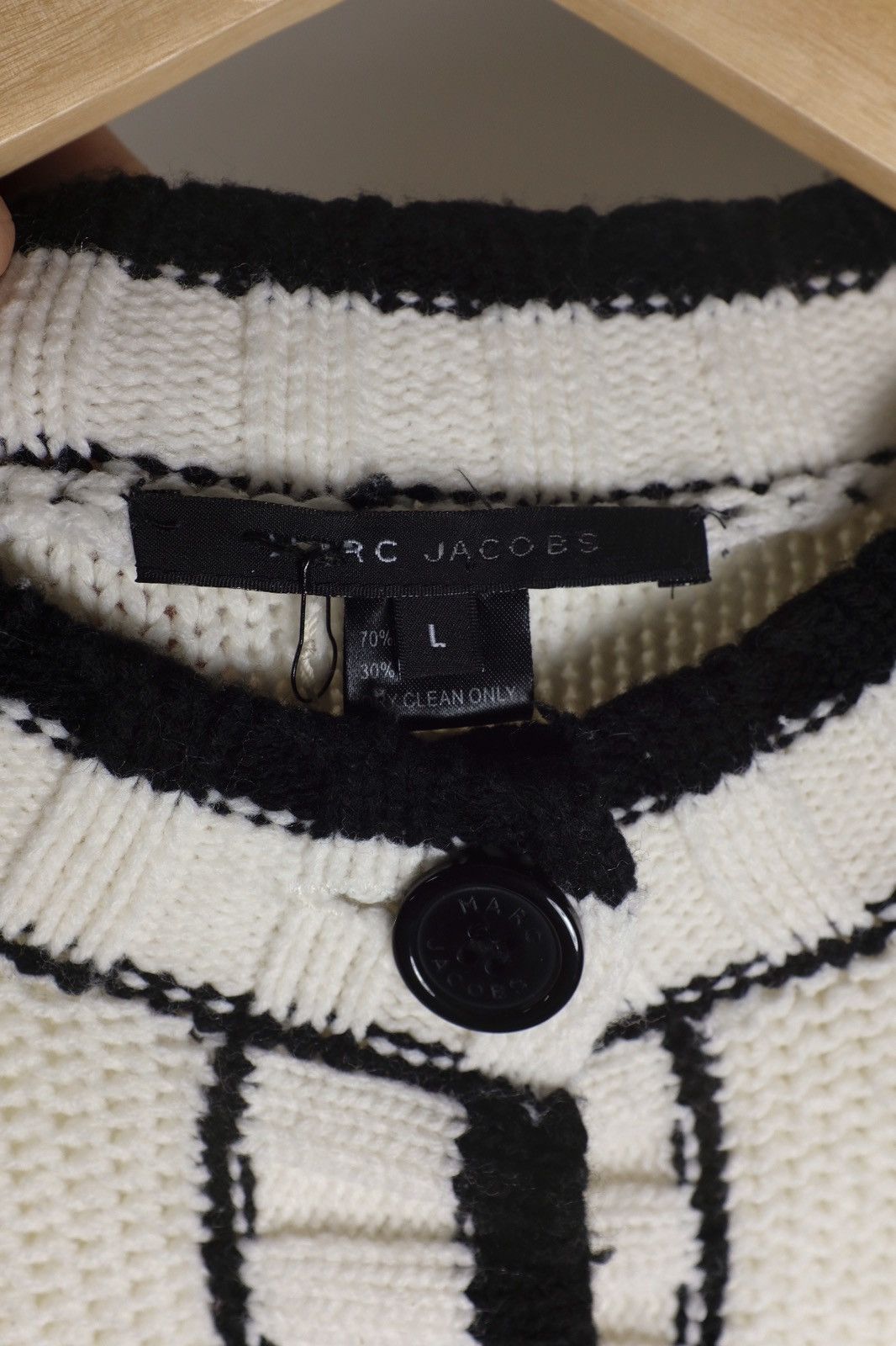 Marc Jacobs WMNS Y2K Marc Jacobs Knit Cardigan Size L / US 10 / IT 46 - 3 Thumbnail