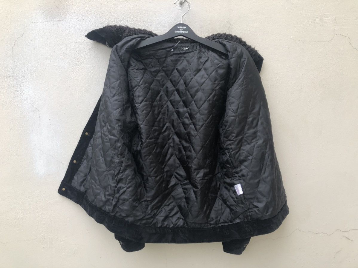 SHAREEF Shapel Japan High Neck Black Corduroy Trucker Jacket Size US M / EU 48-50 / 2 - 12 Thumbnail
