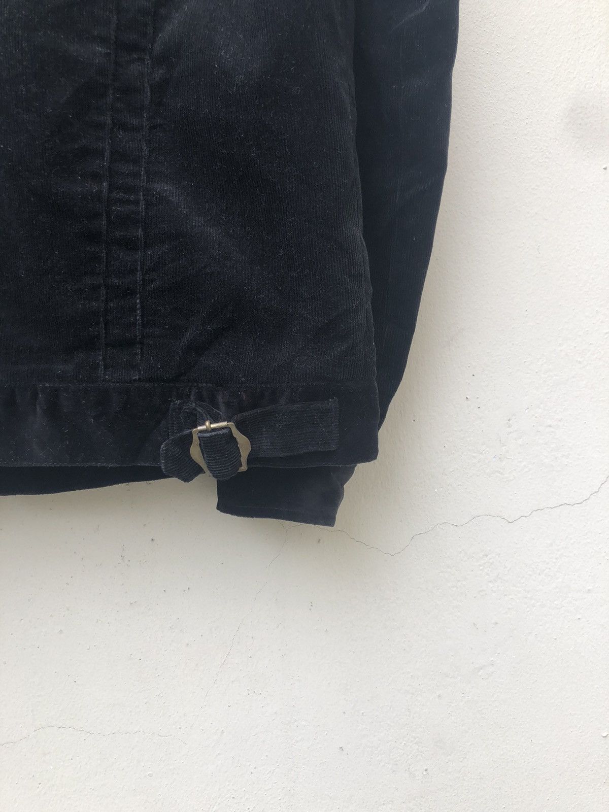 SHAREEF Shapel Japan High Neck Black Corduroy Trucker Jacket Size US M / EU 48-50 / 2 - 14 Thumbnail