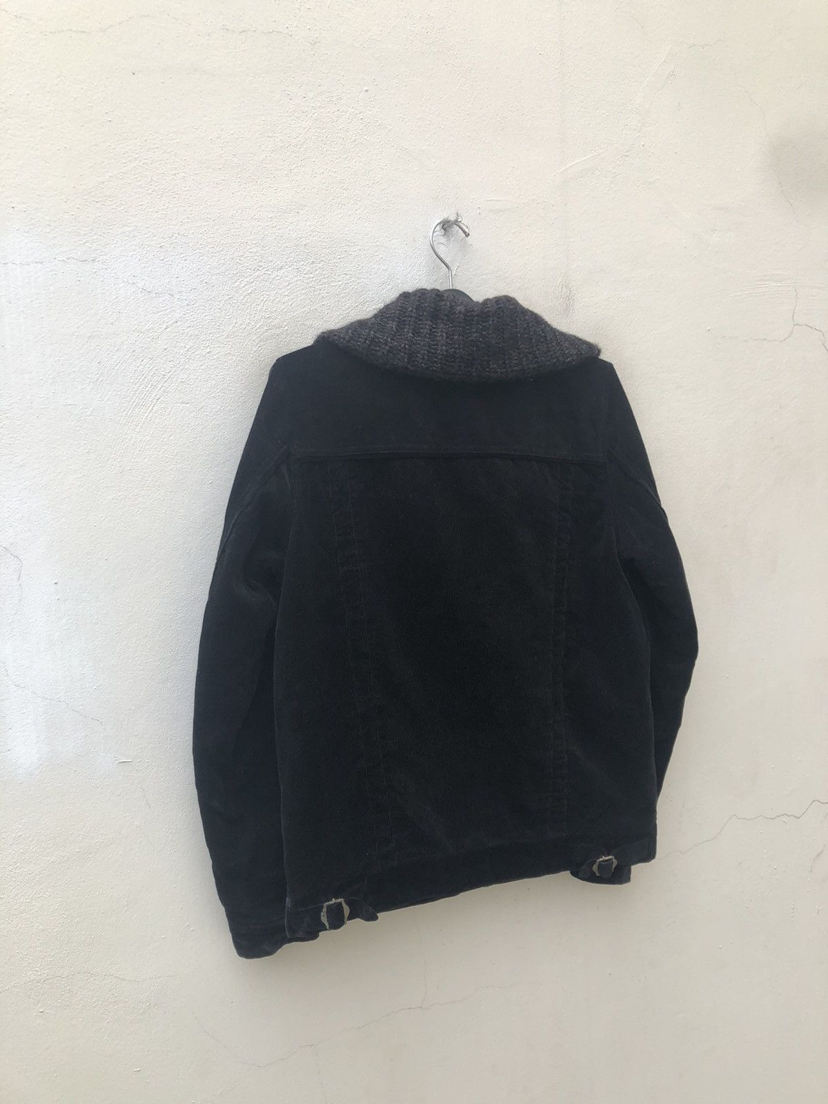 SHAREEF Shapel Japan High Neck Black Corduroy Trucker Jacket Size US M / EU 48-50 / 2 - 16 Thumbnail