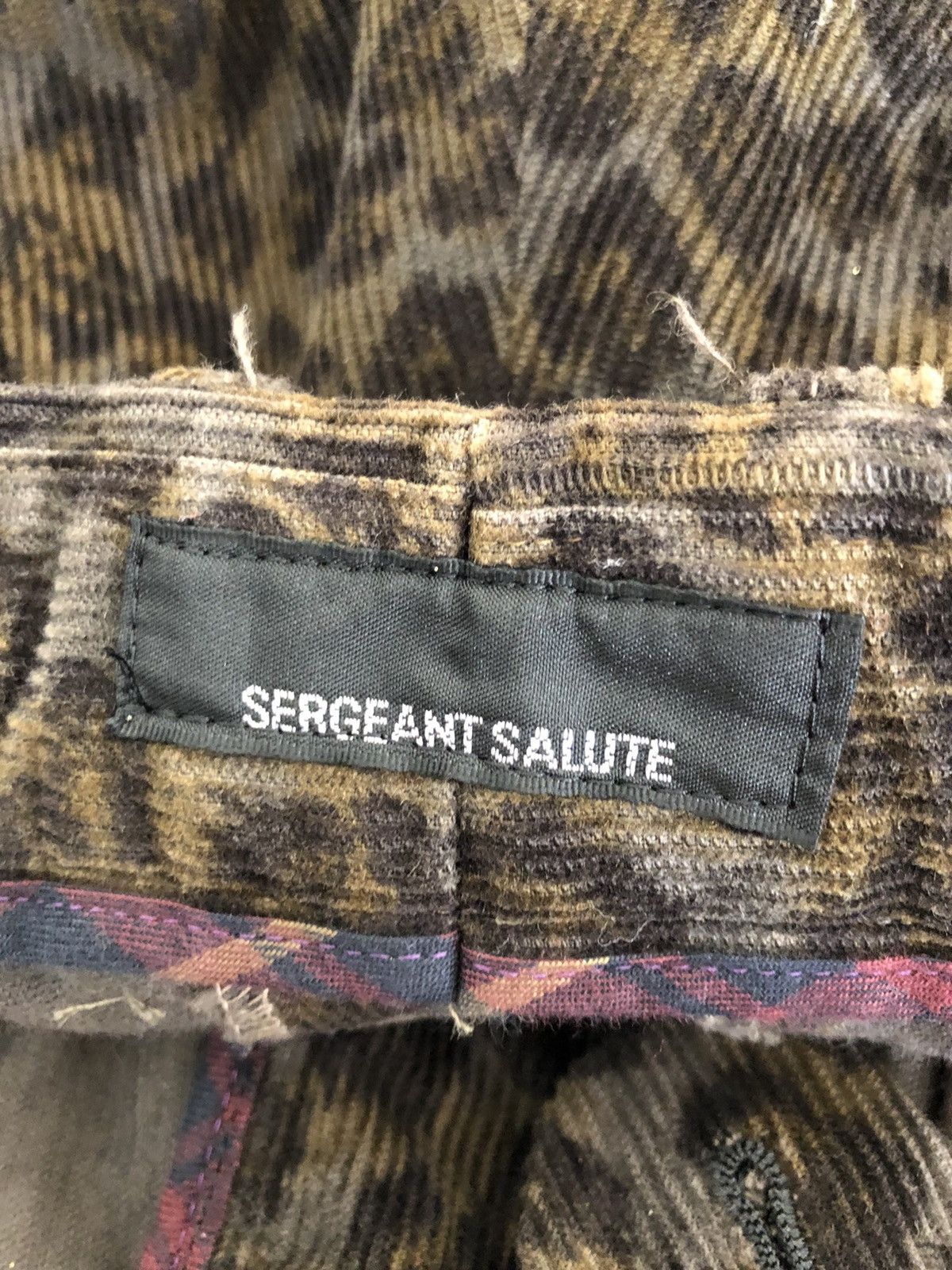 Yoshiyuki Konishi Sergeant Salute Japan Leopard Corduroy Short Size US 32 / EU 48 - 21 Thumbnail