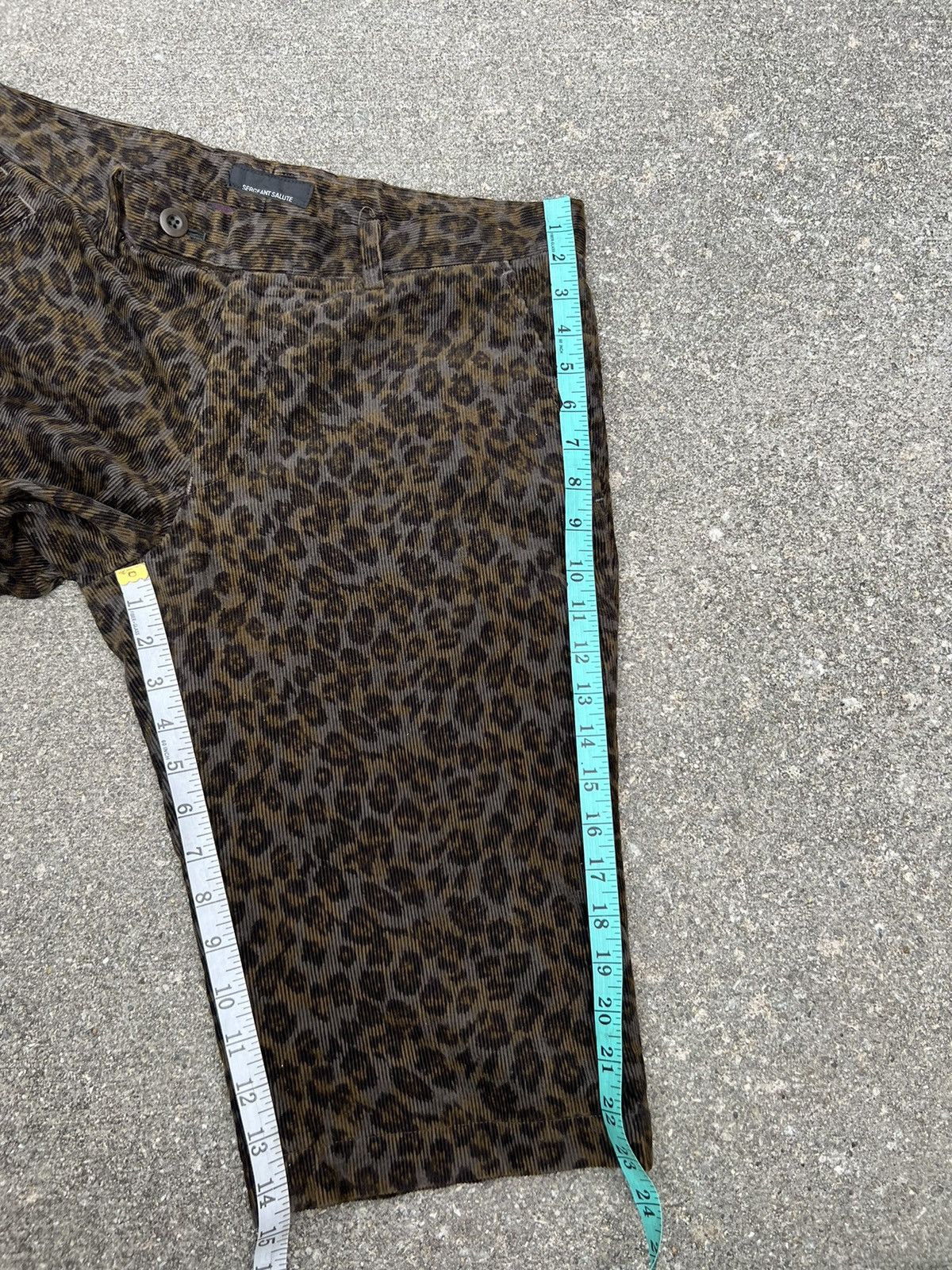 Yoshiyuki Konishi Sergeant Salute Japan Leopard Corduroy Short Size US 32 / EU 48 - 4 Thumbnail