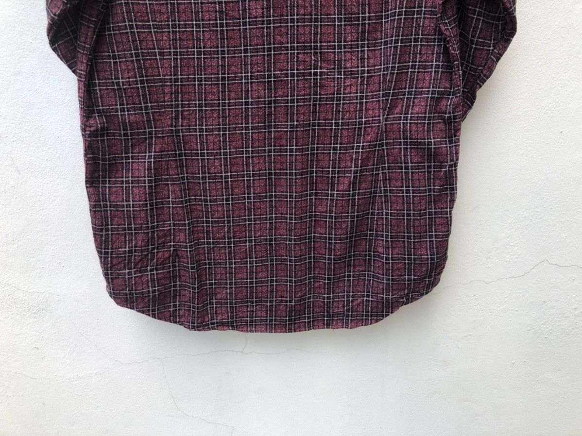 Fiorucci Fiorucci Men Italy Checkered Oversize Corduroy Shirt Size US M / EU 48-50 / 2 - 8 Thumbnail