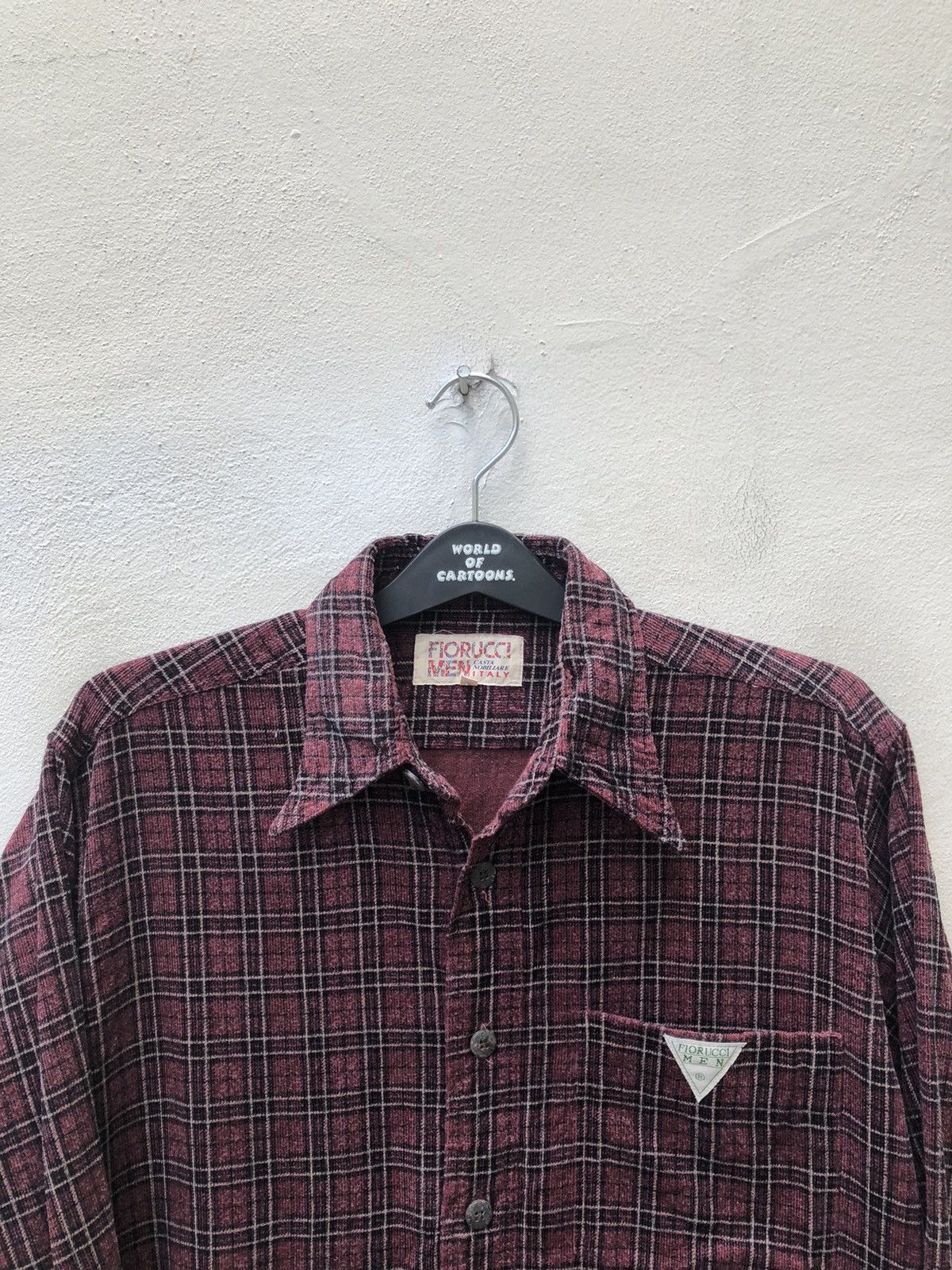 Fiorucci Fiorucci Men Italy Checkered Oversize Corduroy Shirt Size US M / EU 48-50 / 2 - 5 Thumbnail