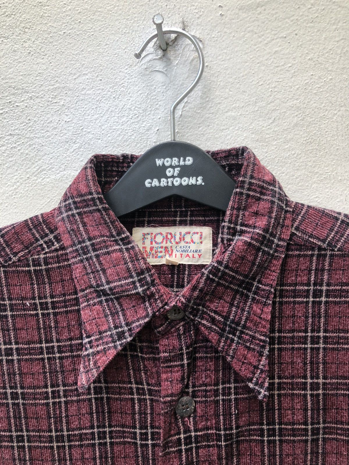 Fiorucci Fiorucci Men Italy Checkered Oversize Corduroy Shirt Size US M / EU 48-50 / 2 - 4 Thumbnail