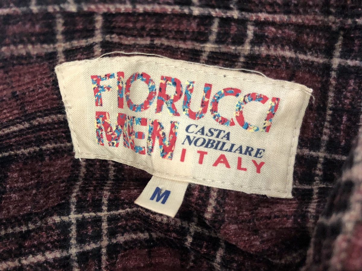 Fiorucci Fiorucci Men Italy Checkered Oversize Corduroy Shirt Size US M / EU 48-50 / 2 - 11 Thumbnail