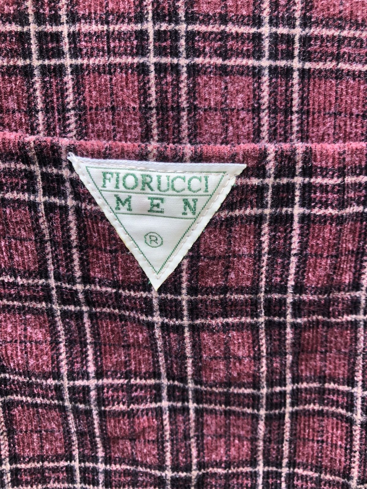 Fiorucci Fiorucci Men Italy Checkered Oversize Corduroy Shirt Size US M / EU 48-50 / 2 - 3 Thumbnail