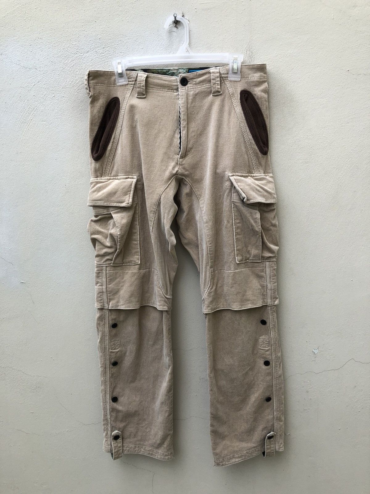 Hiroshi Kato Kato Japan X Aigle Corduroy Cargo Cropped Trouser Pant Size US 30 / EU 46 - 1 Thumbnail