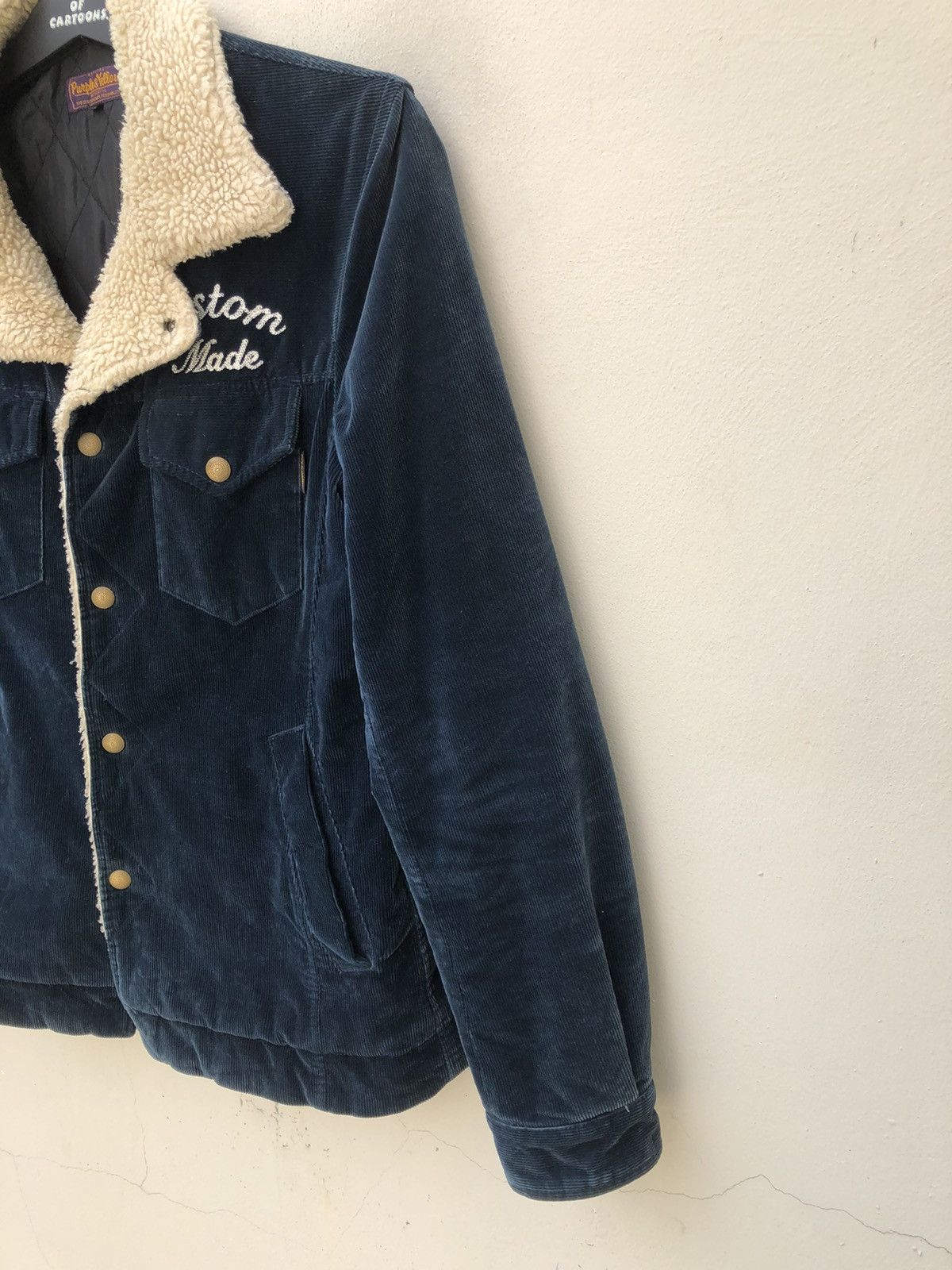 Vintage Purple & Yellow Japan Lined Velvet Corduroy Jacket Size US S / EU 44-46 / 1 - 3 Thumbnail