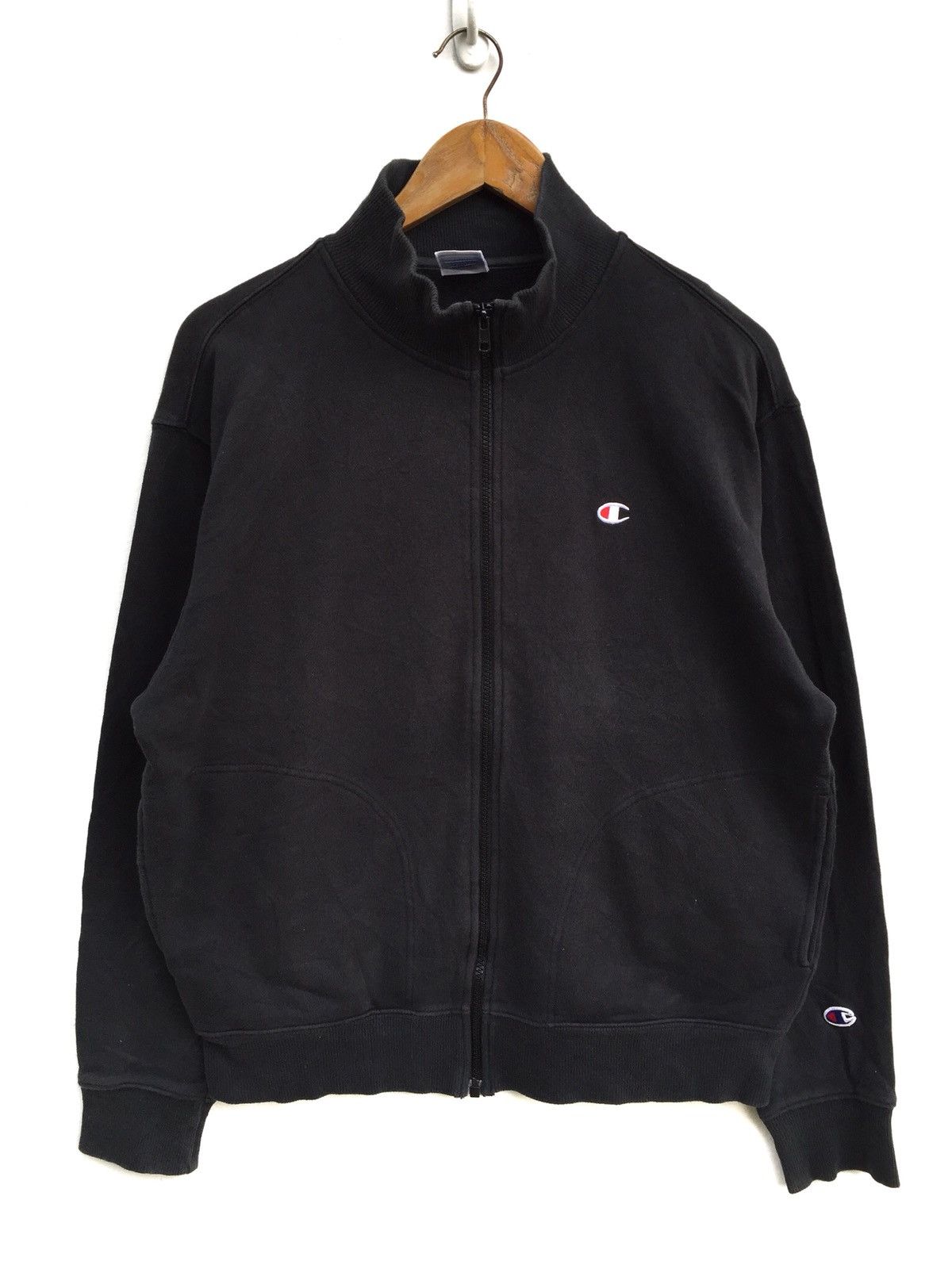 Champion Vintage Champion Iconic Logo Zipper Sweatshirt Size US L / EU 52-54 / 3 - 1 Thumbnail