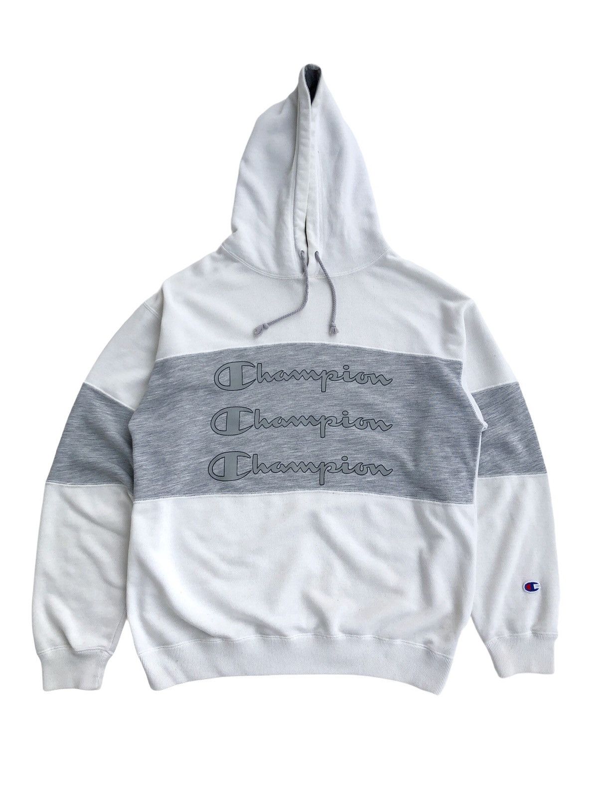 Champion Vintage Champion Big Logo Hoodie Sweatshirt Medium Size Size US M / EU 48-50 / 2 - 1 Thumbnail