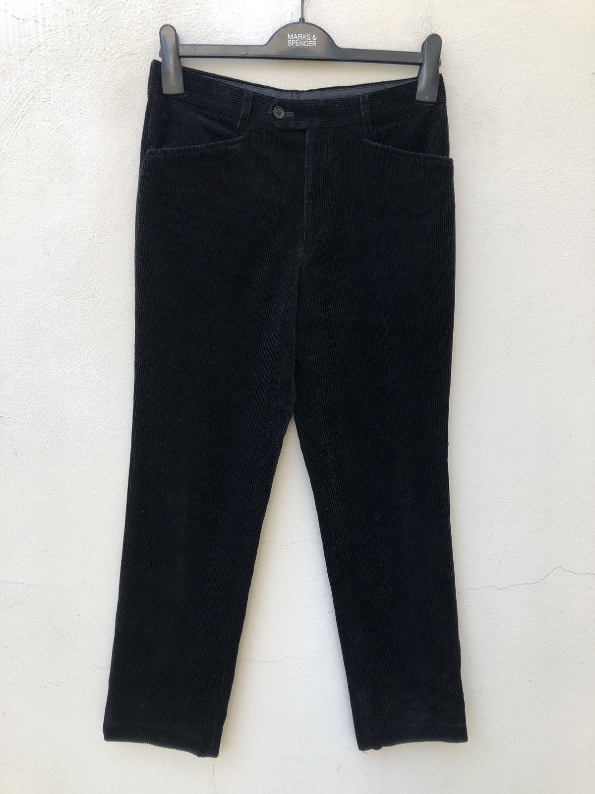 Paul Smith Paul Smith London Black Corduroy Pant Size US 29 - 1 Thumbnail