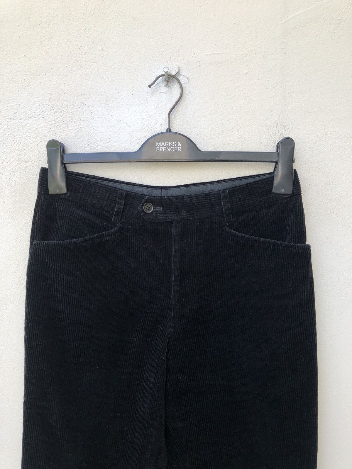 Paul Smith Paul Smith London Black Corduroy Pant Size US 29 - 2 Thumbnail