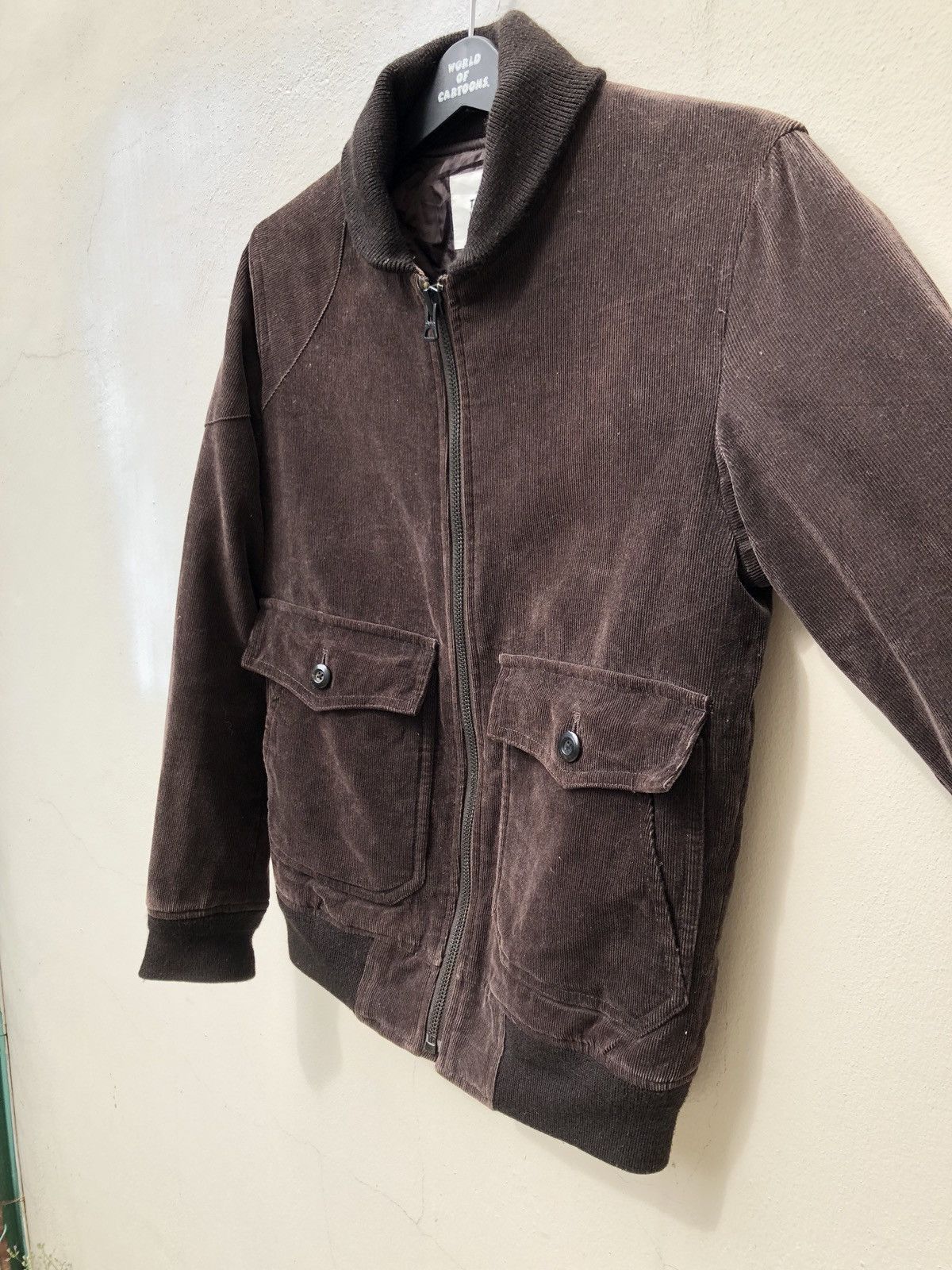 Takeo Kikuchi Takeo Kikuchi Japan Brown Corduroy Bomber Sports Jacket Size US S / EU 44-46 / 1 - 4 Thumbnail