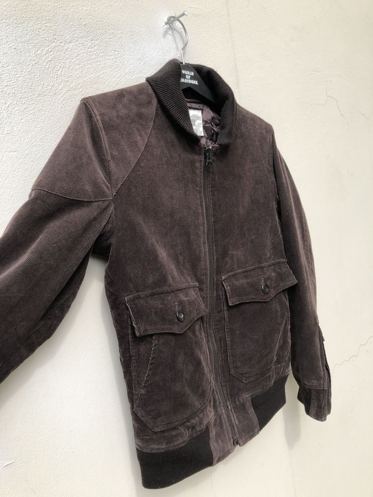 Takeo Kikuchi Takeo Kikuchi Japan Brown Corduroy Bomber Sports Jacket Size US S / EU 44-46 / 1 - 7 Thumbnail