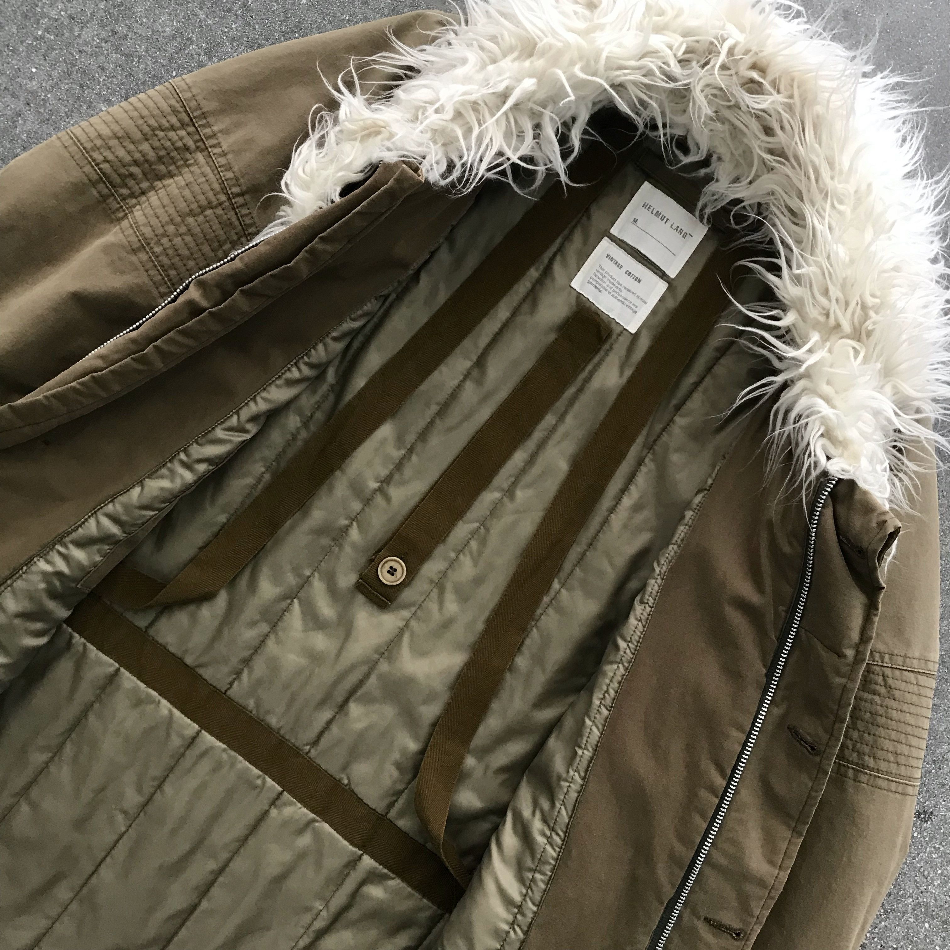 Helmut Lang AW 1999 "SÉANCE DE TRAVAIL" ASTRO BIKER PARKA - IT48 Size US M / EU 48-50 / 2 - 4 Thumbnail