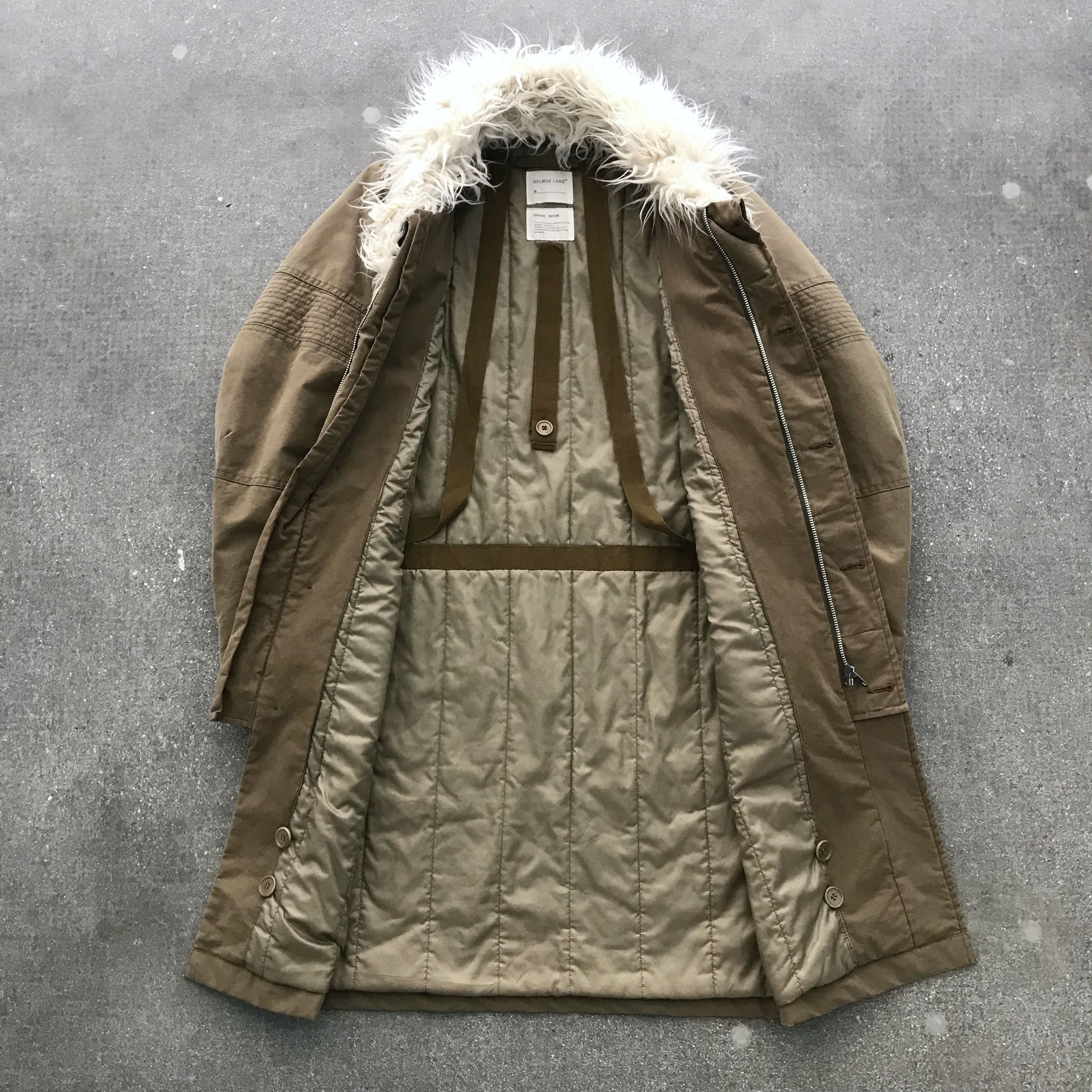 Helmut Lang AW 1999 "SÉANCE DE TRAVAIL" ASTRO BIKER PARKA - IT48 Size US M / EU 48-50 / 2 - 3 Thumbnail