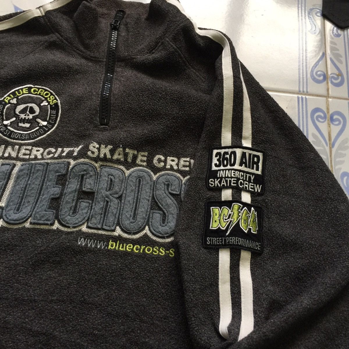 Other Blue Cross Big Logo X-Treme Style Sweatshirt Jacket Size US L / EU 52-54 / 3 - 9 Thumbnail