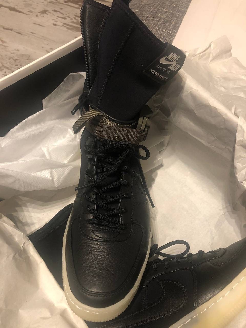 Errolson Hugh Acronym x NikeLab Air Force Downtown 1 Hi 2017 Size US 6.5 / EU 39-40 - 8 Thumbnail