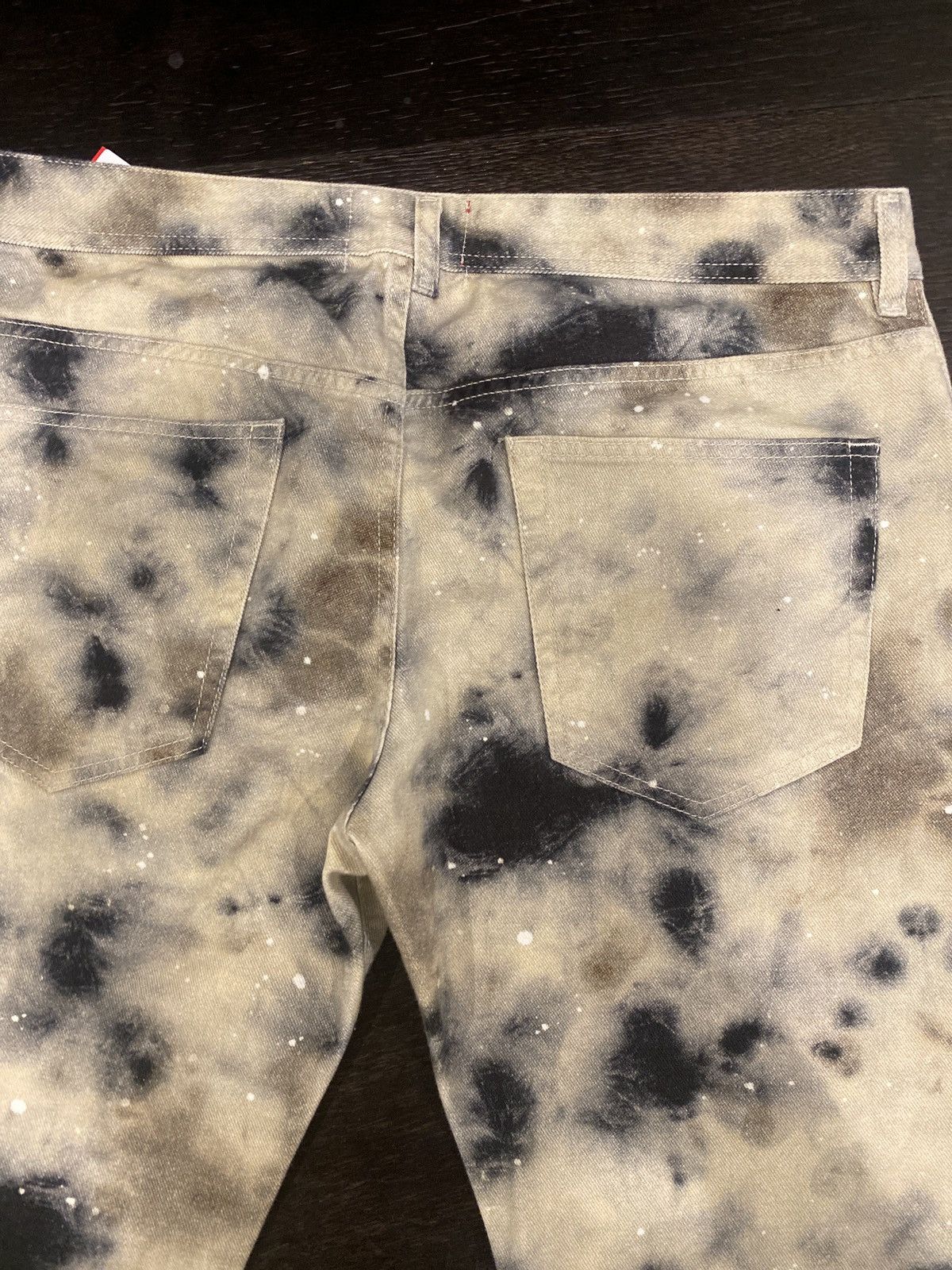 Diesel NEW LIMITED EDITION DIESEL X ACW RED TAG OVERDYED JEANS Size US 36 / EU 52 - 5 Thumbnail