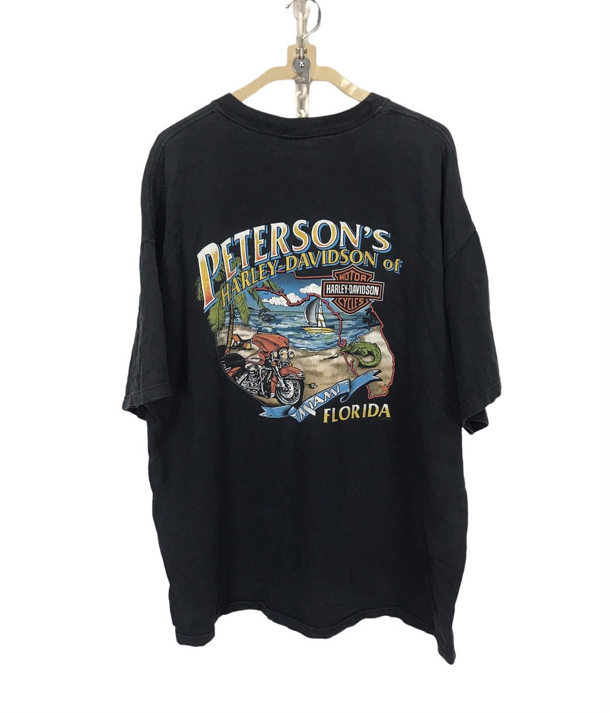 Harley Davidson × Vintage Vintage Harley Davidson tee single pocket made in usa Size US XXL / EU 58 / 5 - 2 Thumbnail