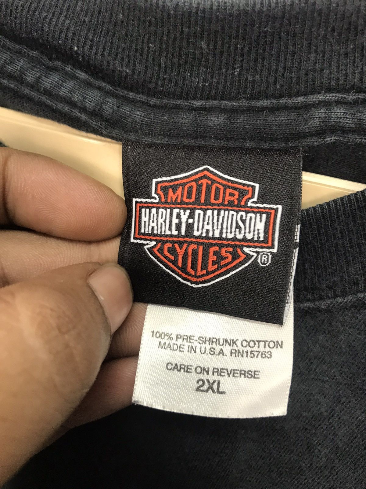 Harley Davidson × Vintage Vintage Harley Davidson tee single pocket made in usa Size US XXL / EU 58 / 5 - 3 Thumbnail