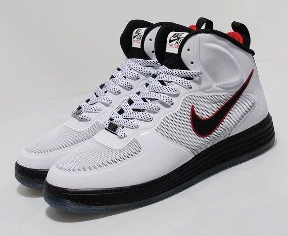 Nike × Vintage Lunar Force 1 Fuse White Black Size US 10.5 / EU 43-44 - 1 Thumbnail