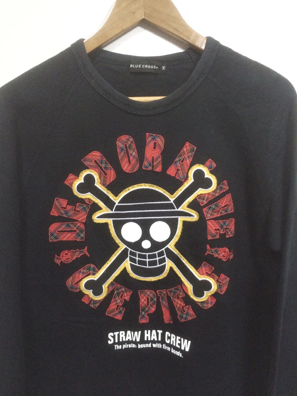Anime × One Piece × Vintage Vintage Anime Blue cross x one piece Size US M / EU 48-50 / 2 - 3 Thumbnail
