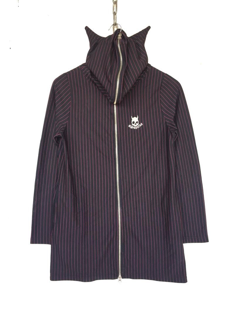 If Six Was Nine 💥Asymmetrical Algonquin Stripe Hoodie Jacket Size S / US 4 / IT 40 - 4 Thumbnail