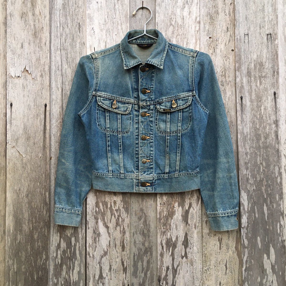 Lee × Vintage Vintage Lee Denim Jacket Trucker Jacket Size US XS / EU 42 / 0 - 1 Thumbnail