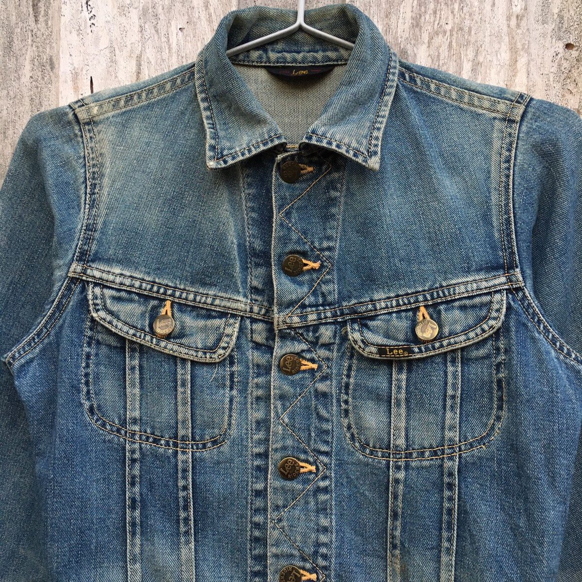 Lee × Vintage Vintage Lee Denim Jacket Trucker Jacket Size US XS / EU 42 / 0 - 2 Thumbnail