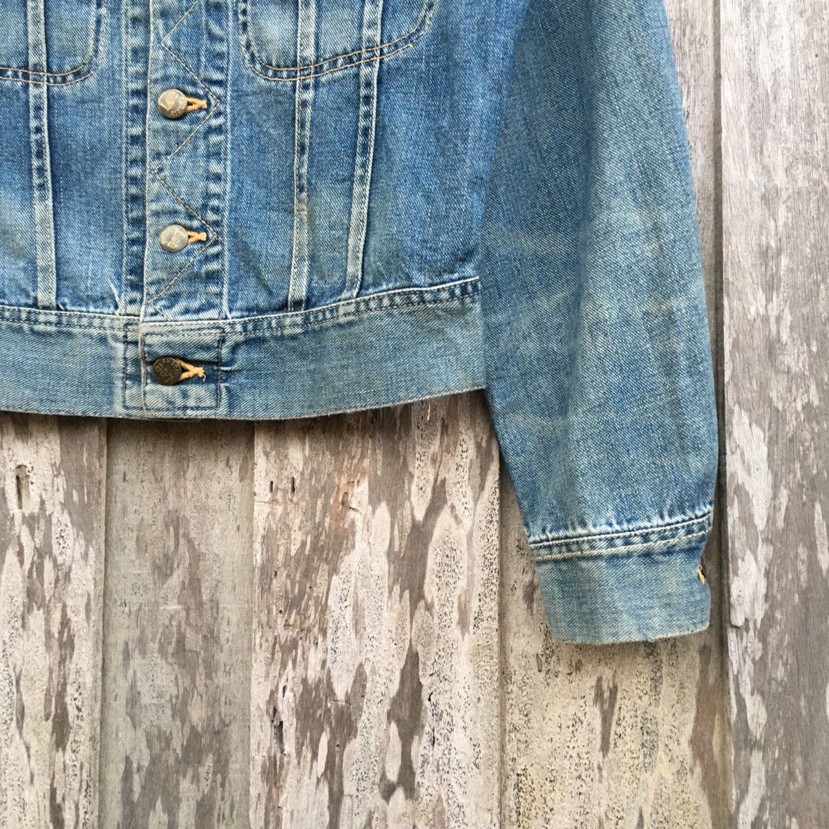 Lee × Vintage Vintage Lee Denim Jacket Trucker Jacket Size US XS / EU 42 / 0 - 4 Thumbnail