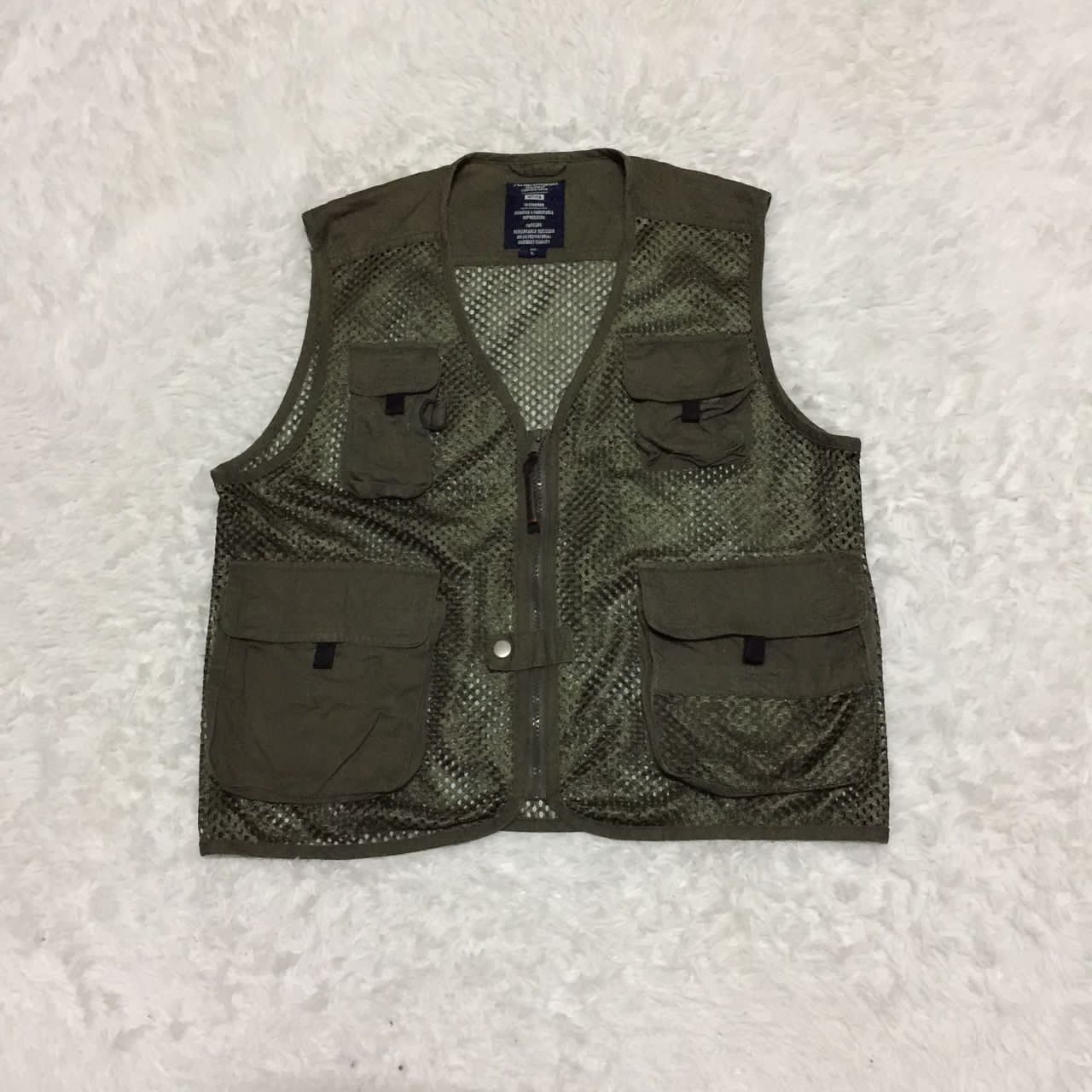 Japanese Brand Vtg Multipocket Tactical Utility Nepuca Vest Outdoor Life Size US L / EU 52-54 / 3 - 9 Thumbnail