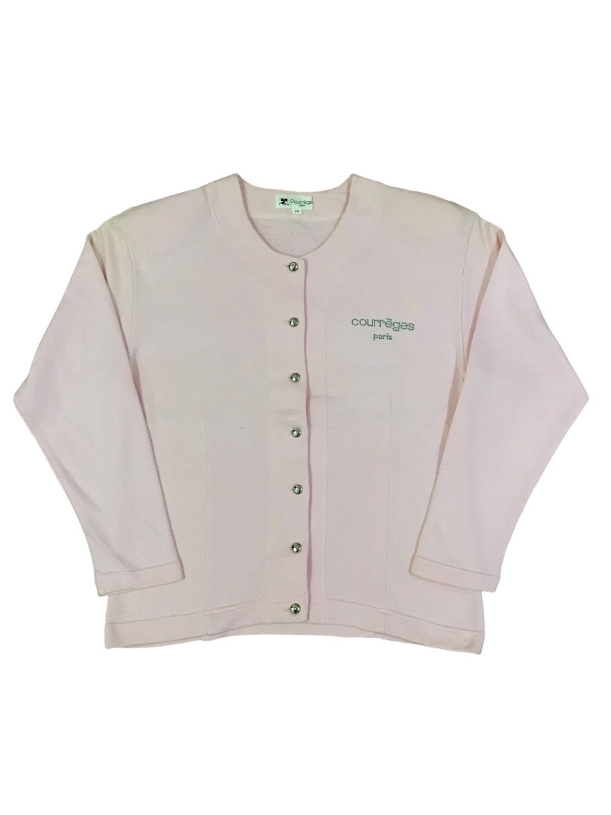 Courreges × Vintage Vintage Couregges Paris Button Sweater Size US S / EU 44-46 / 1 - 2 Thumbnail