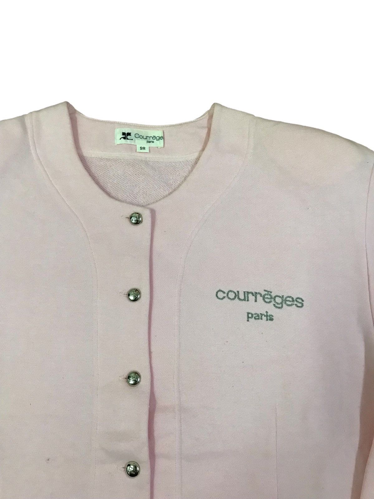 Courreges × Vintage Vintage Couregges Paris Button Sweater Size US S / EU 44-46 / 1 - 1 Thumbnail
