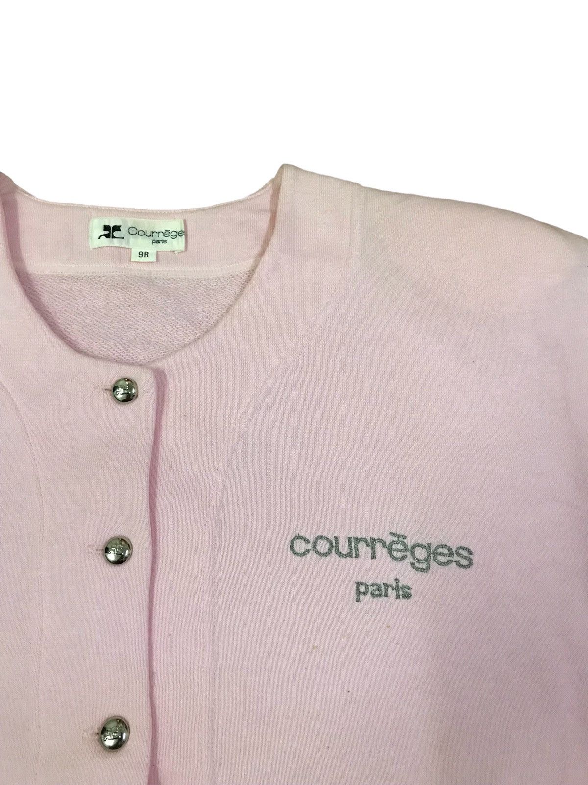 Courreges × Vintage Vintage Couregges Paris Button Sweater Size US S / EU 44-46 / 1 - 4 Thumbnail