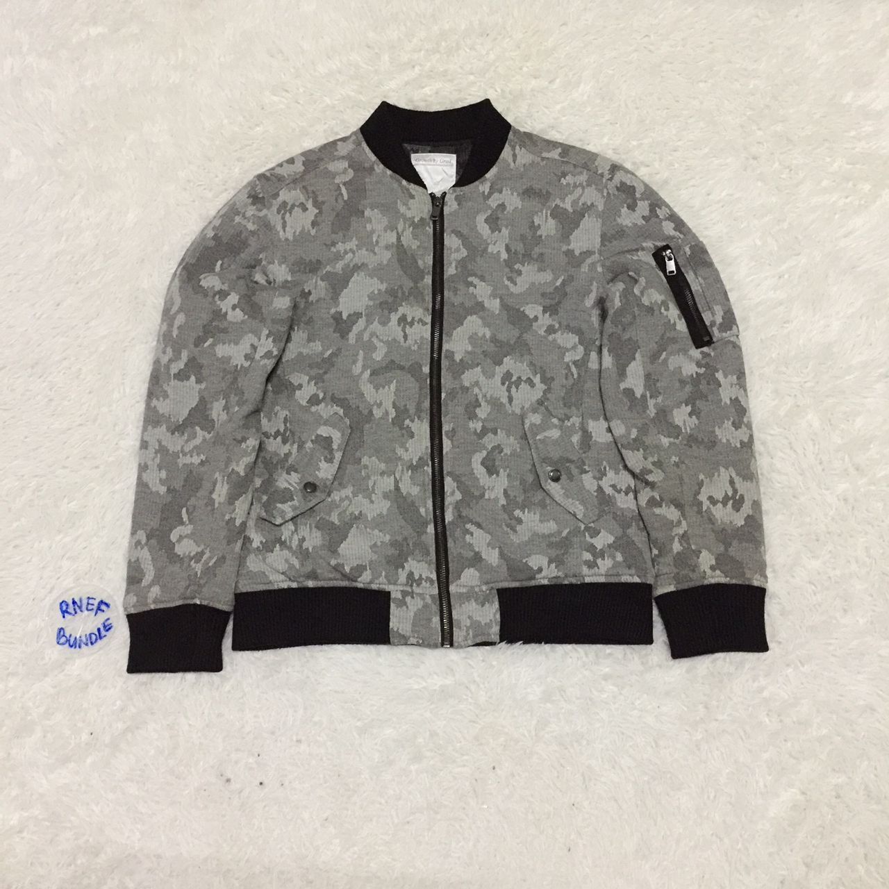 image of Bomber Jacket Stealvintage Bombers Jacket Camo Growth By Grail, Men's (Size Medium)