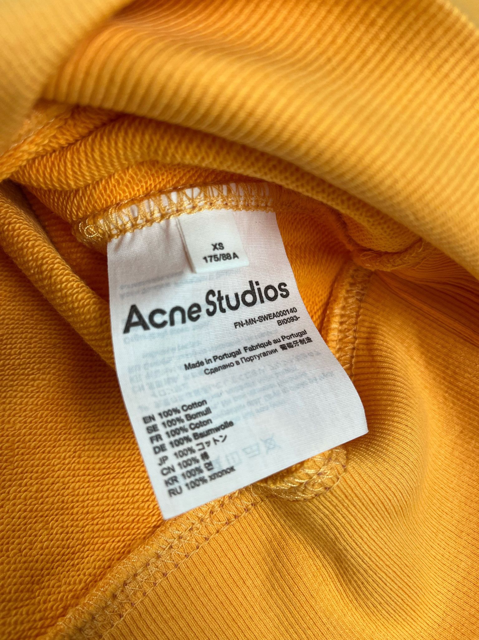 Acne Studios 🔥60% OFF🔥 [SALE] Acne Studios Flynn Logo Line Hoodie Size US XS / EU 42 / 0 - 10 Thumbnail