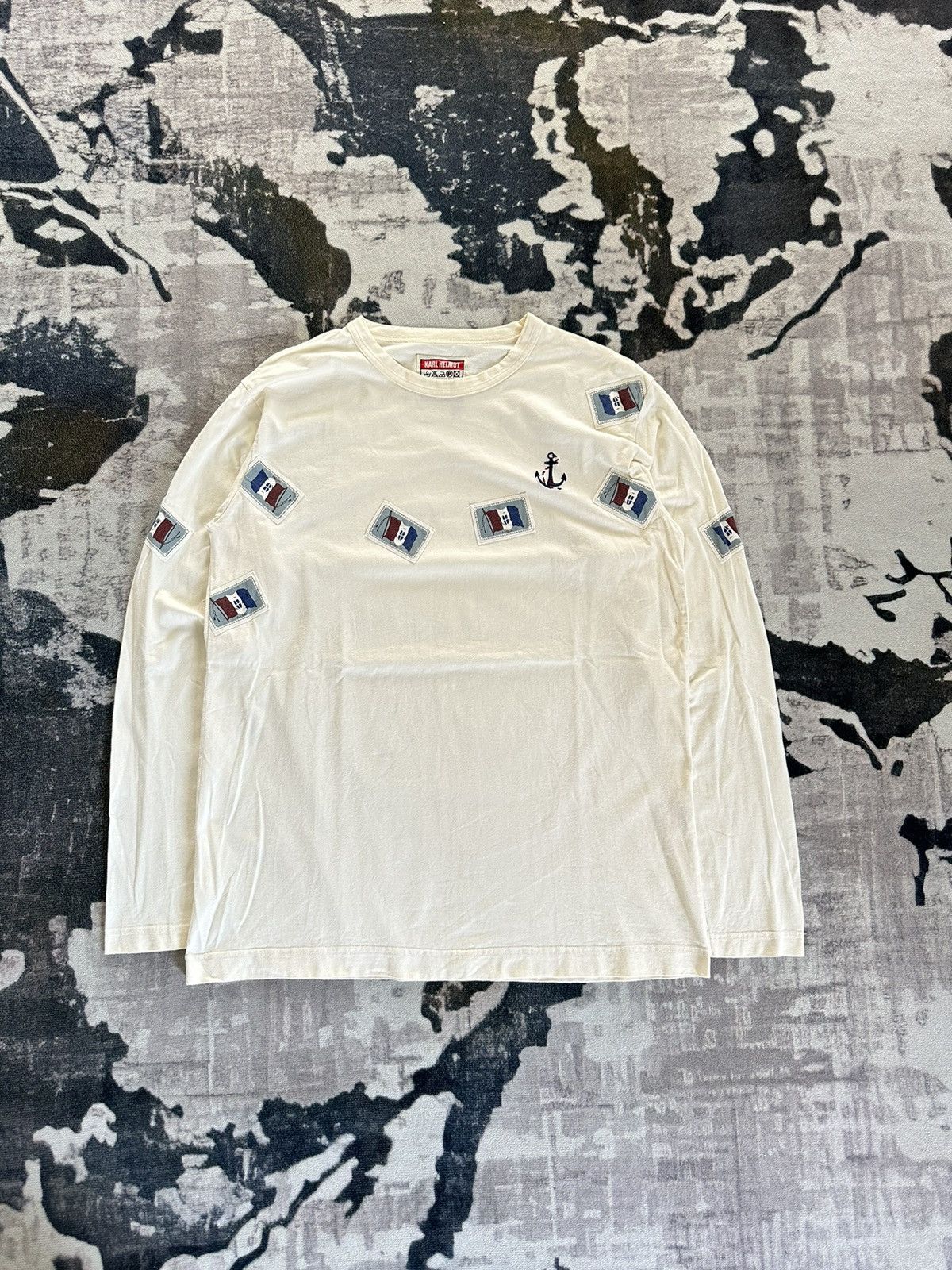 Karl Helmut 90's Karl Helmut by Pink House patches long sleeve Size US L / EU 52-54 / 3 - 1 Thumbnail