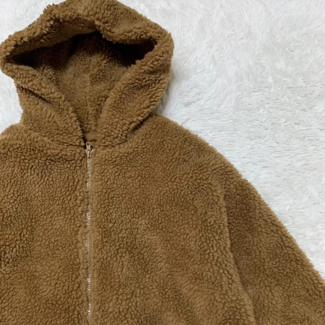 Other Steal💥Deep Pile Sherpa Fleece Zipper Hooded Jacket Size US L / EU 52-54 / 3 - 8 Thumbnail