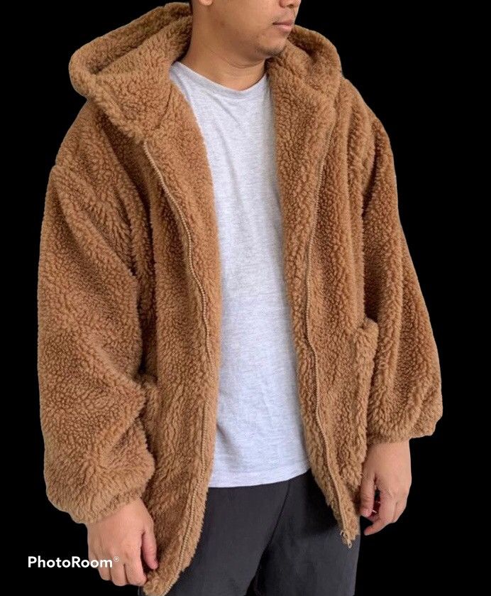 Other Steal💥Deep Pile Sherpa Fleece Zipper Hooded Jacket Size US L / EU 52-54 / 3 - 2 Thumbnail