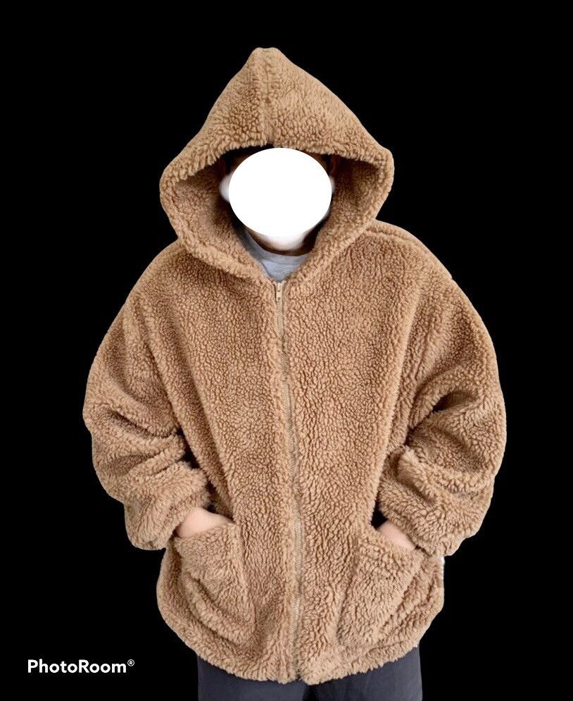Other Steal💥Deep Pile Sherpa Fleece Zipper Hooded Jacket Size US L / EU 52-54 / 3 - 1 Thumbnail