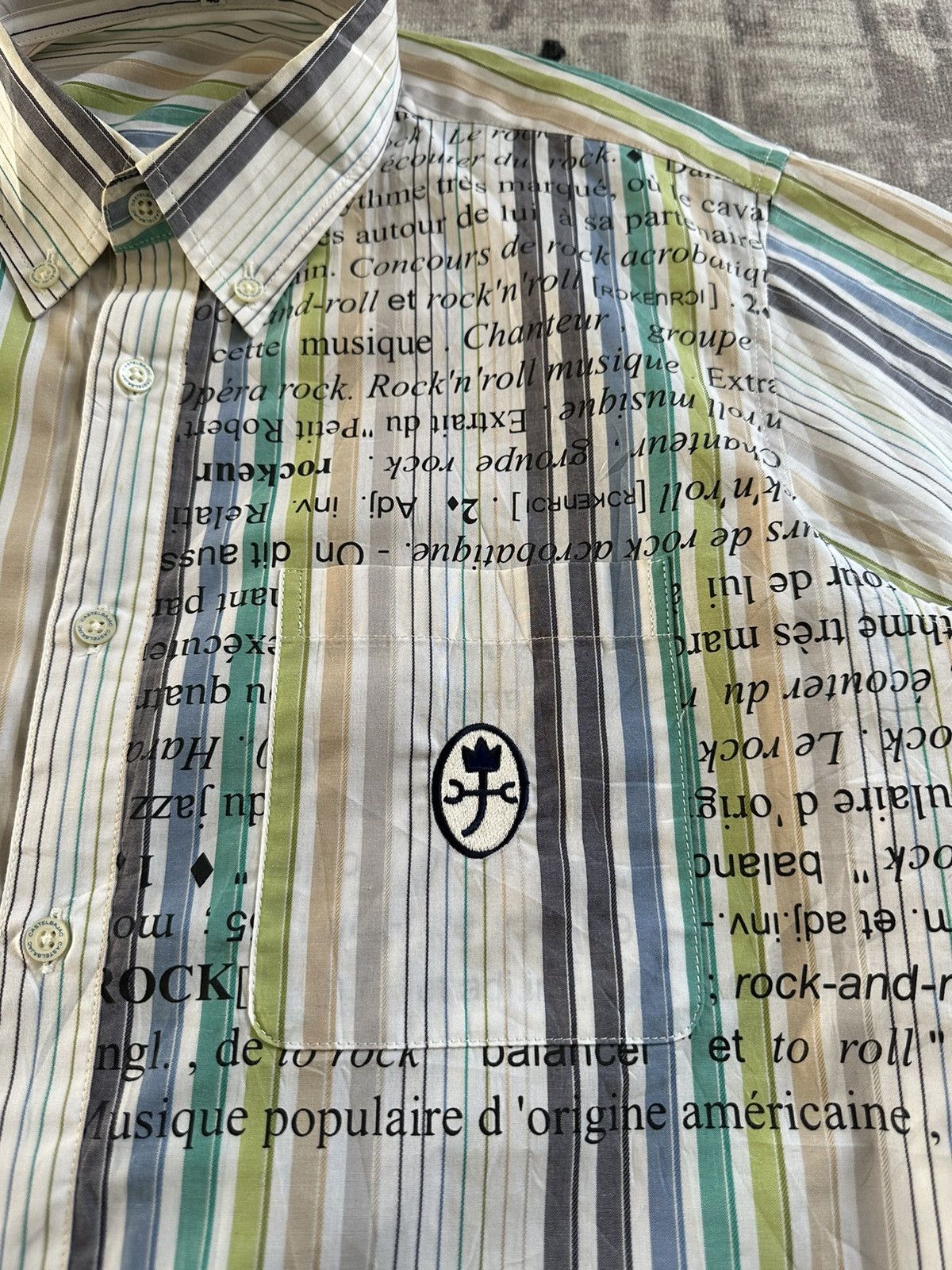 Jean Charles De Castelbajac 1990's Castlebajac by JCDC rocker statement shirt Size US L / EU 52-54 / 3 - 4 Thumbnail