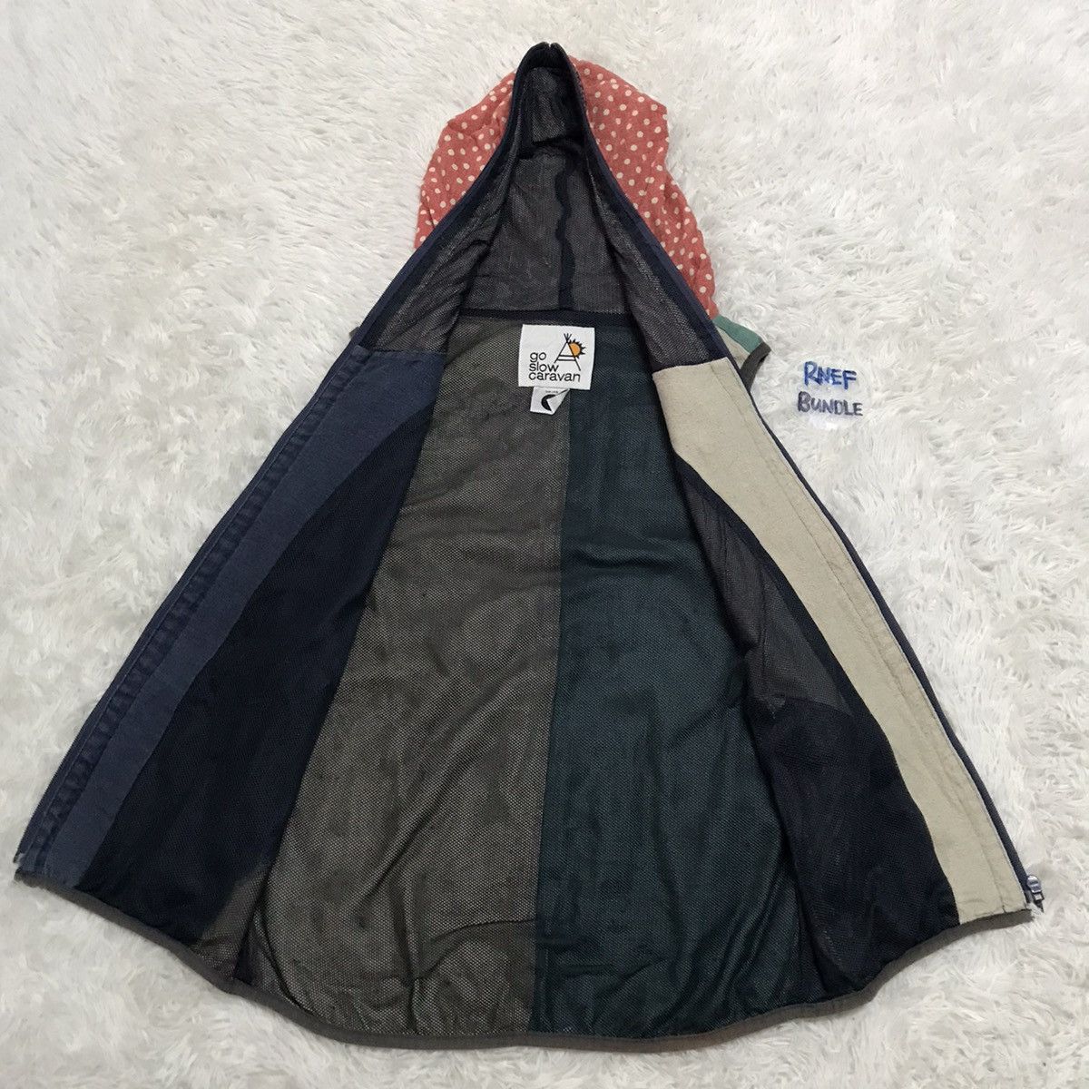 go slow caravan Go Slow Caravan Fully Zipper Hoodie Vest Art Patch Size US S / EU 44-46 / 1 - 8 Thumbnail